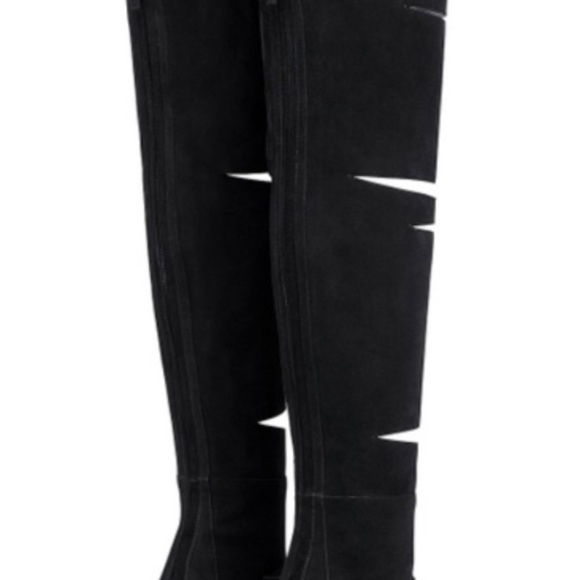 NIB Giuseppe Zanotti Suede Leather over knee boots 40 - Picture 9 of 9